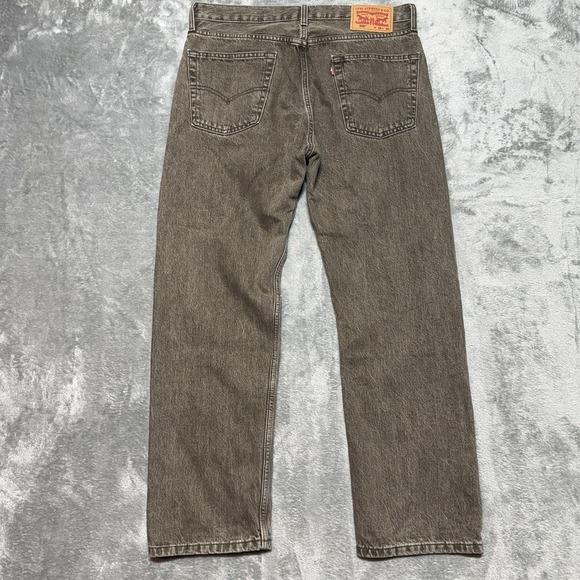 Levi's Other - Levi's 555 Jeans Men Size 33x30 Brown Relaxed Straight Denim